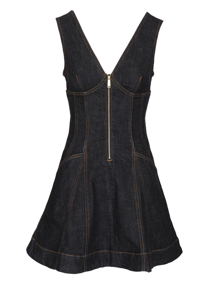 Self-Portrait Mini Denim Dress Abiti - Blu | 684ac42ea789f93be9dbba091082ea4d61862c67
