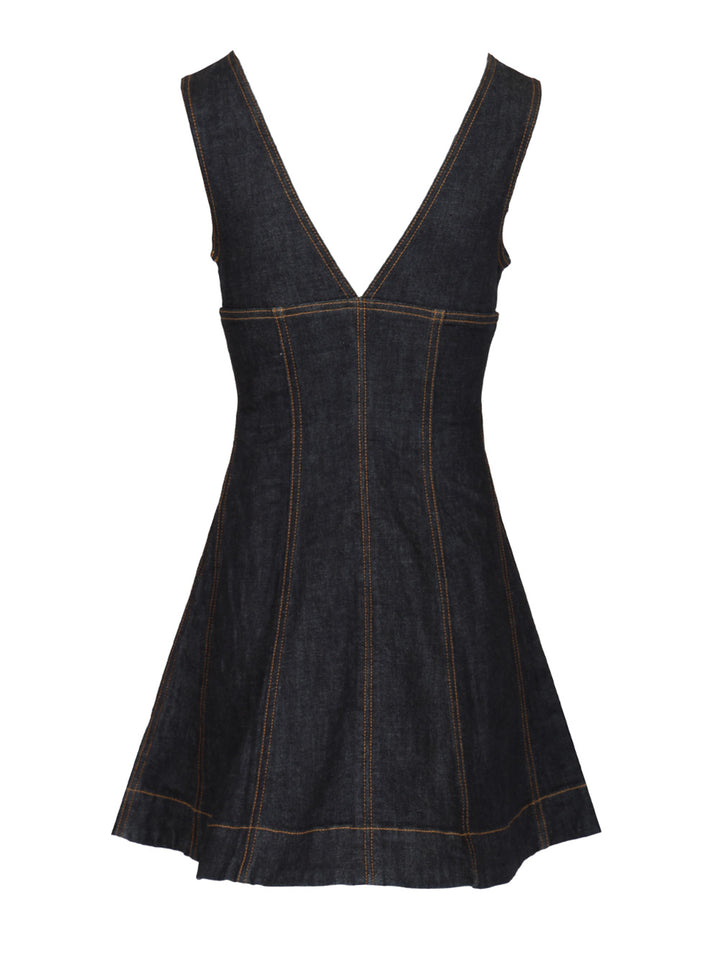 Self-Portrait Mini Denim Dress Abiti - Blu | 94bf6a9477f84d62a20ecf01661a65737ccde143