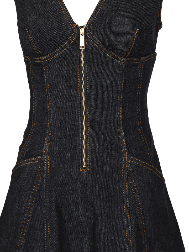 Self-Portrait Mini Denim Dress Abiti - Blu | 6da6465b3f542b096eeacacda3ad0f06fa1e45fd