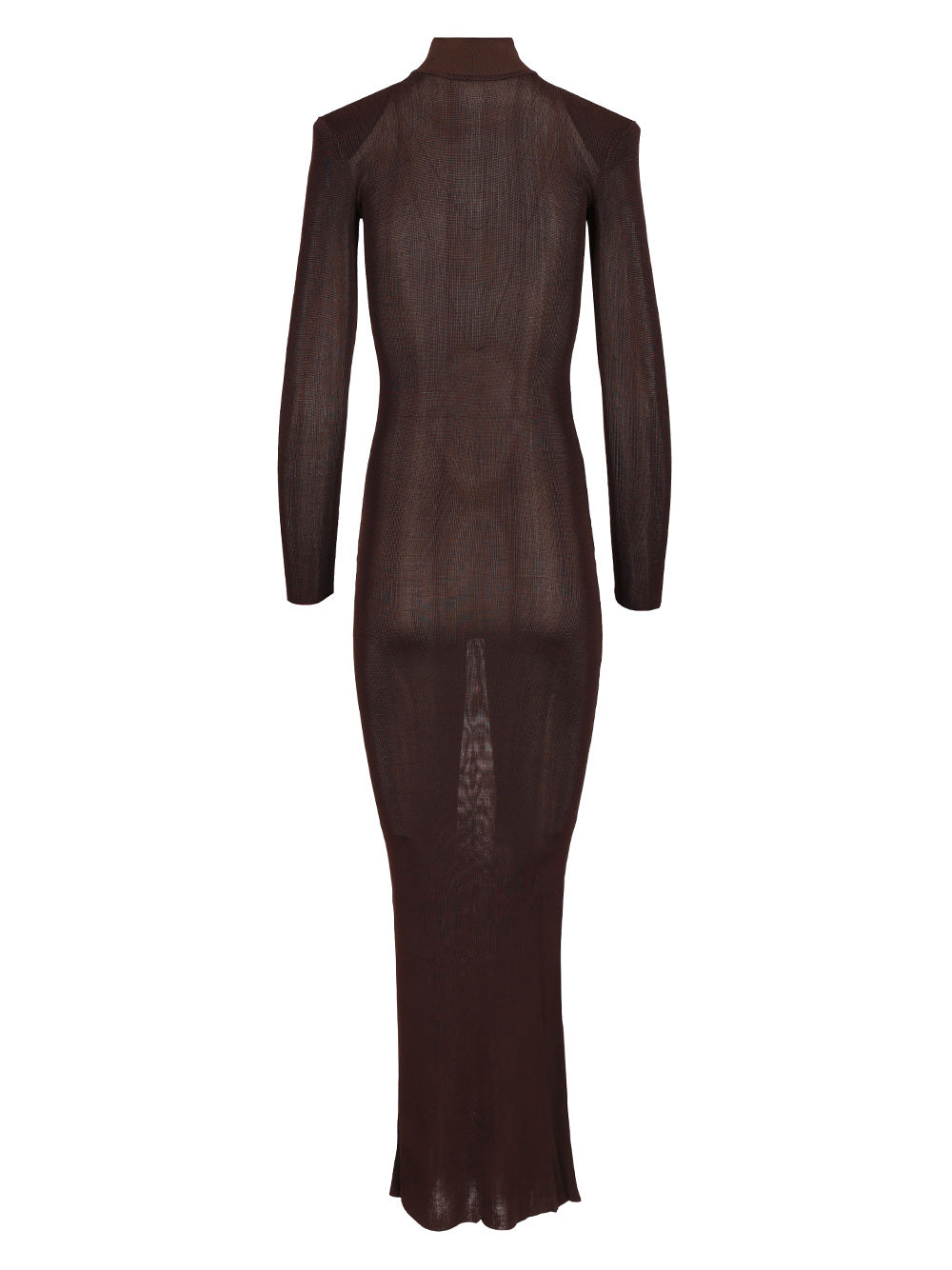 Self-Portrait Long Viscose Knit Dress Abiti - Marrone | 7b9b4b930aacebbe879d7661126f8f929b8d796d