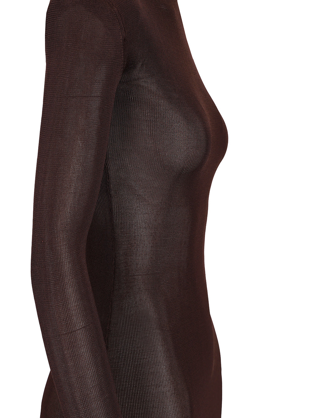 Self-Portrait Long Viscose Knit Dress Abiti - Marrone | 46dbc289cc0c72def74472141d8cf7acc6c3f917