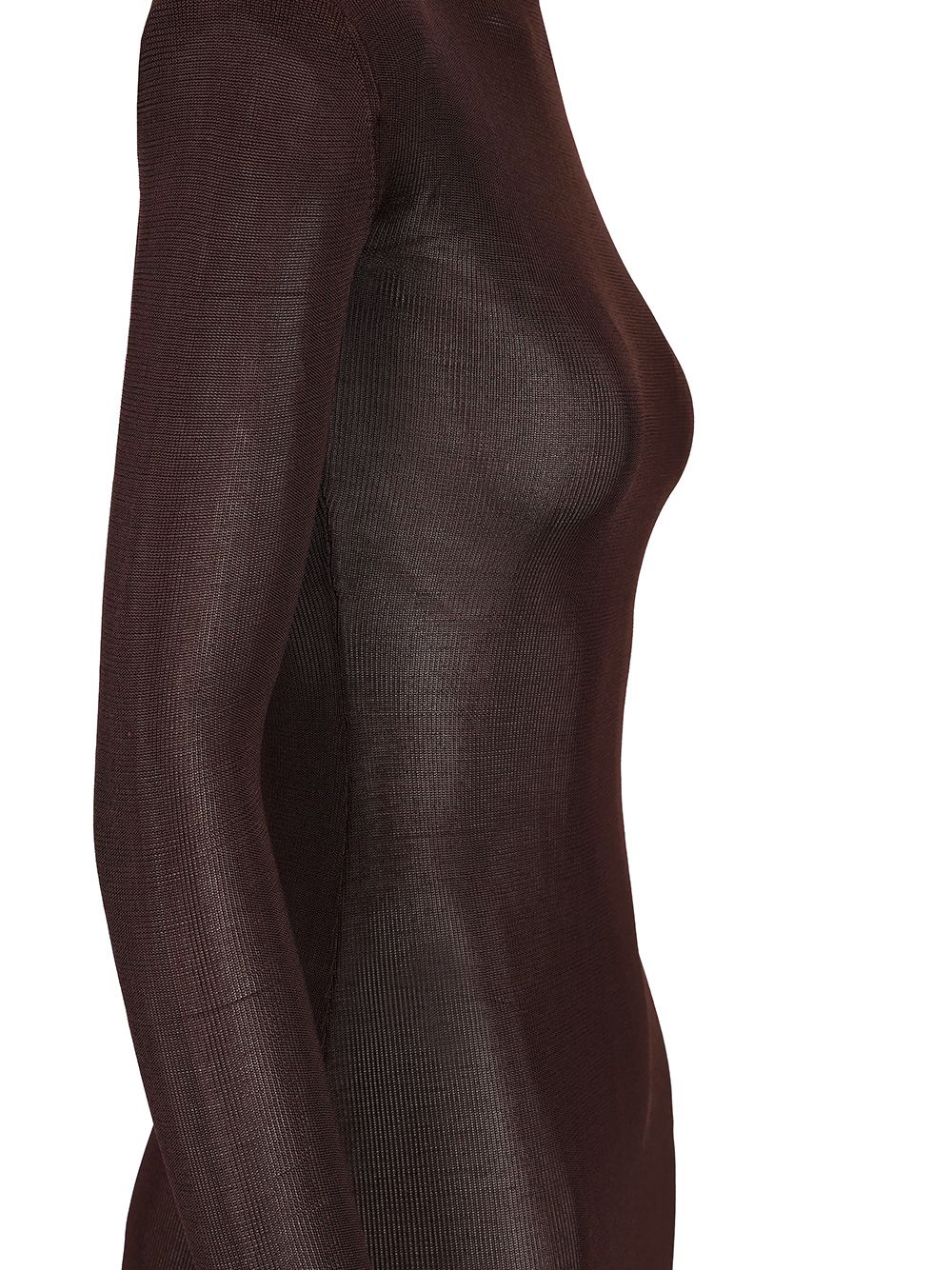 Self-Portrait Long Viscose Knit Dress Abiti - Marrone | 1c15c858d9cb7f0c642ce46e70243bbfc1b7d1ef