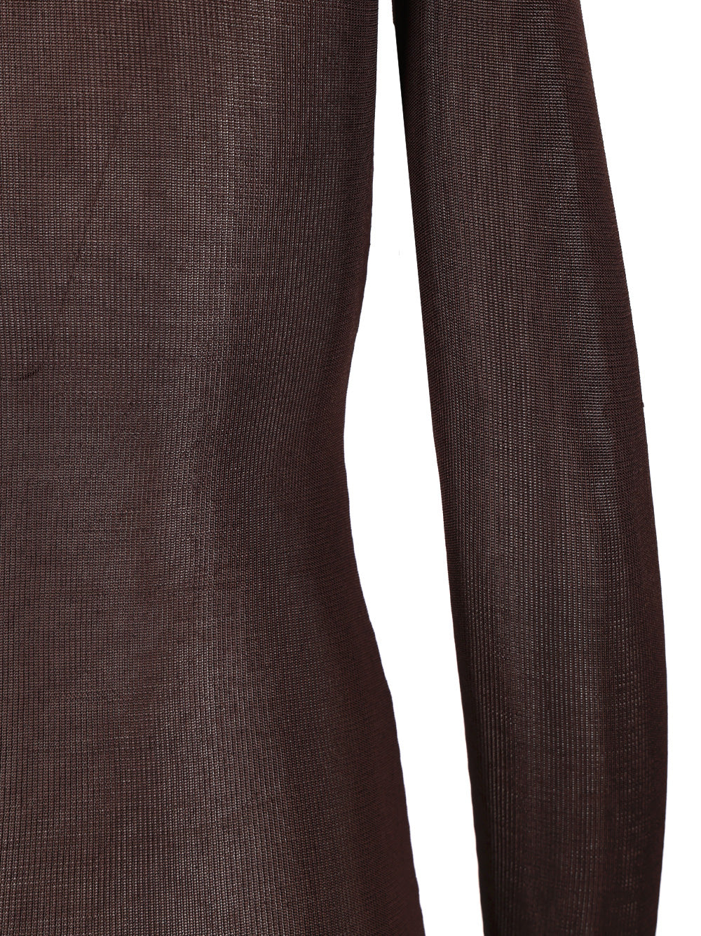 Self-Portrait Long Viscose Knit Dress Abiti - Marrone | e4ff70eefe3b1c3d65801f319040f6d97752ff4e