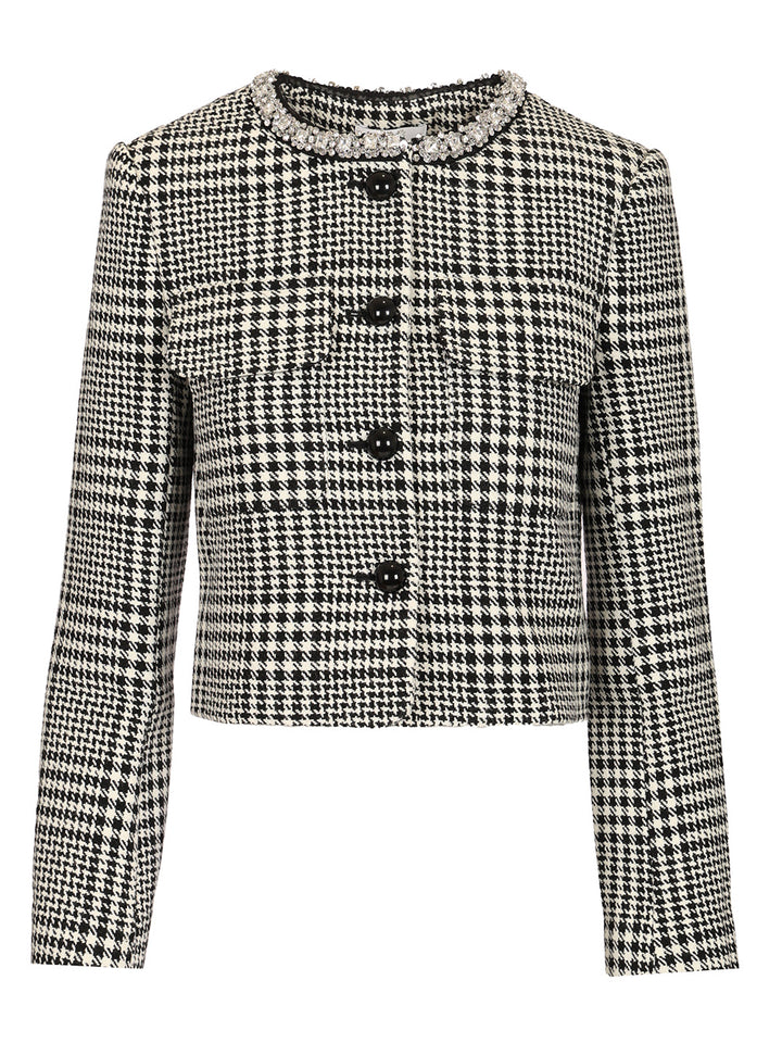 Self-Portrait Wool Houndstooth Tailored Jacket Giacche - Multicolor | 3c396cca2bf6c22d79dcb7a3db8b8138acc843c3