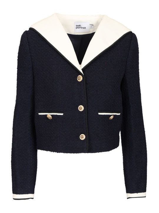Bouclé Jacket Giacche Blu