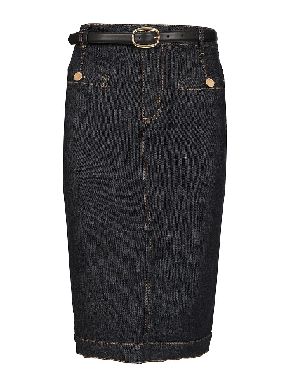 Self-Portrait Denim Midi Skirt Gonne - Blu | 55ad48be528687b23c51cf90fa0f1251ad0d7696