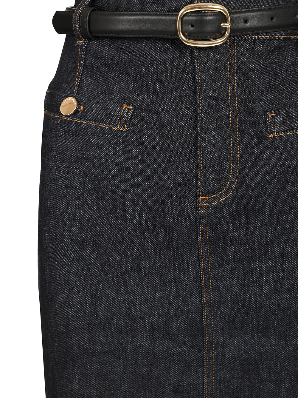 Self-Portrait Denim Midi Skirt Gonne - Blu | c135c55c92bafbc45e5219d2377984f1eaa3e938