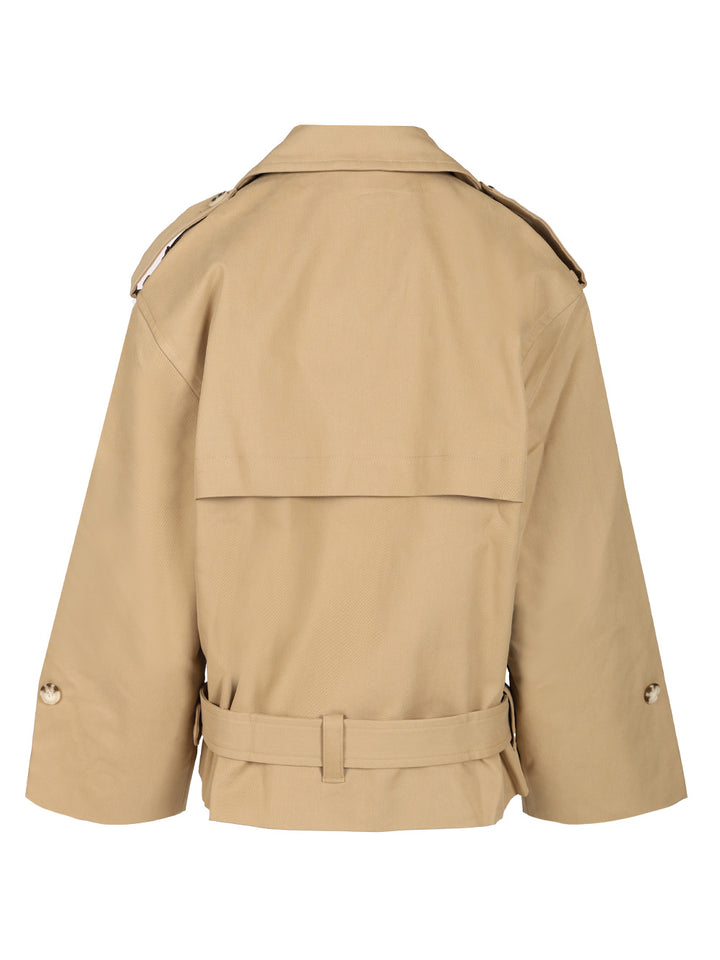 Self-Portrait Trench Coat Coats - Beige | 9c6c512aa263dea7296f26e1d39c5cfda07b771a