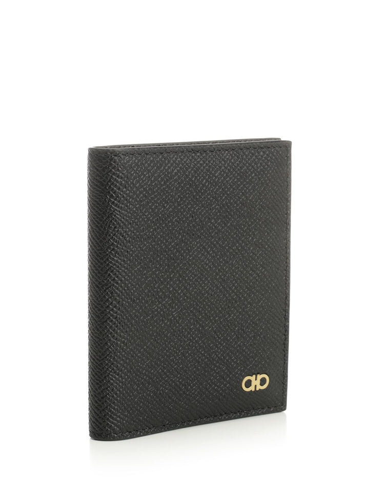 Ferragamo Bifold Card Holder Wallets - Nero | 79e2344ea6a982975c64164f21b122a11db2d8e7