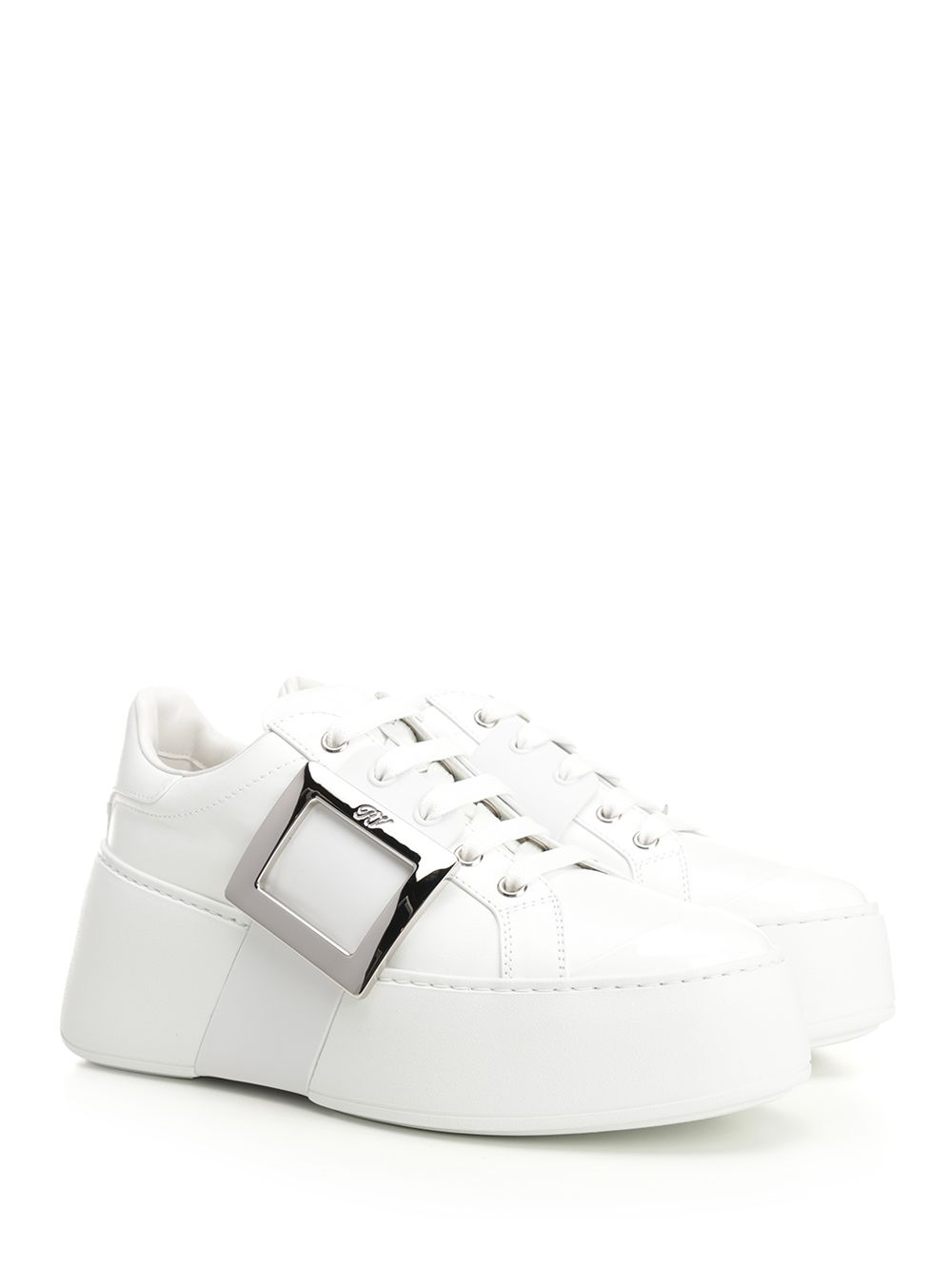 Roger Vivier Viv Sneakers - Bianco | 08e79995f684571921906a7ee0e8a8c67e710baa