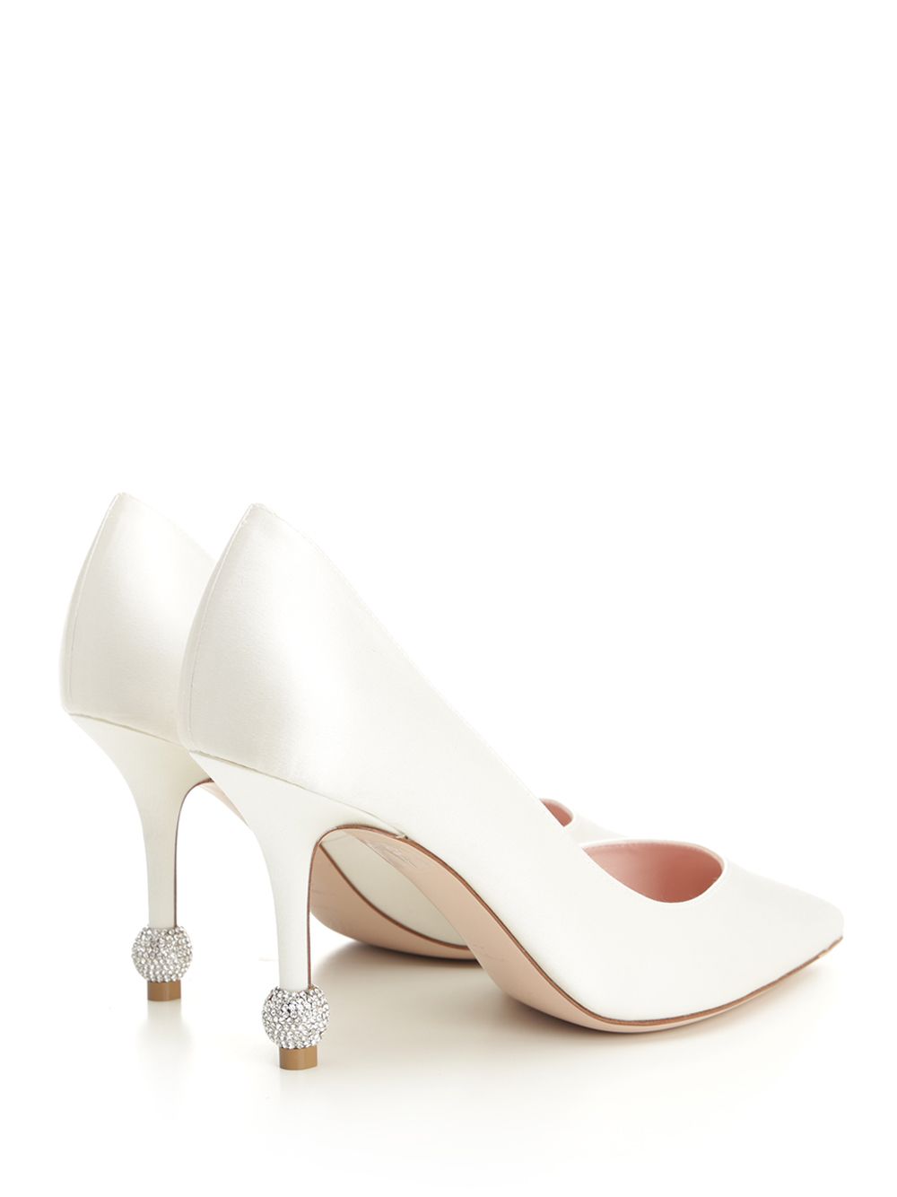 Roger Vivier Jewel Heel Decollete - Bianco | 516bb42a7372fc2a9b0b324f4b5956f1d8da5bb4