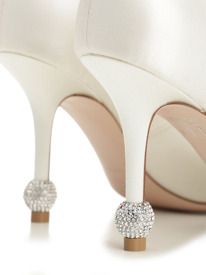Roger Vivier Jewel Heel Decollete - Bianco | 39b9ff73e63a2cdd018a2e7e1d09ead629de48ef