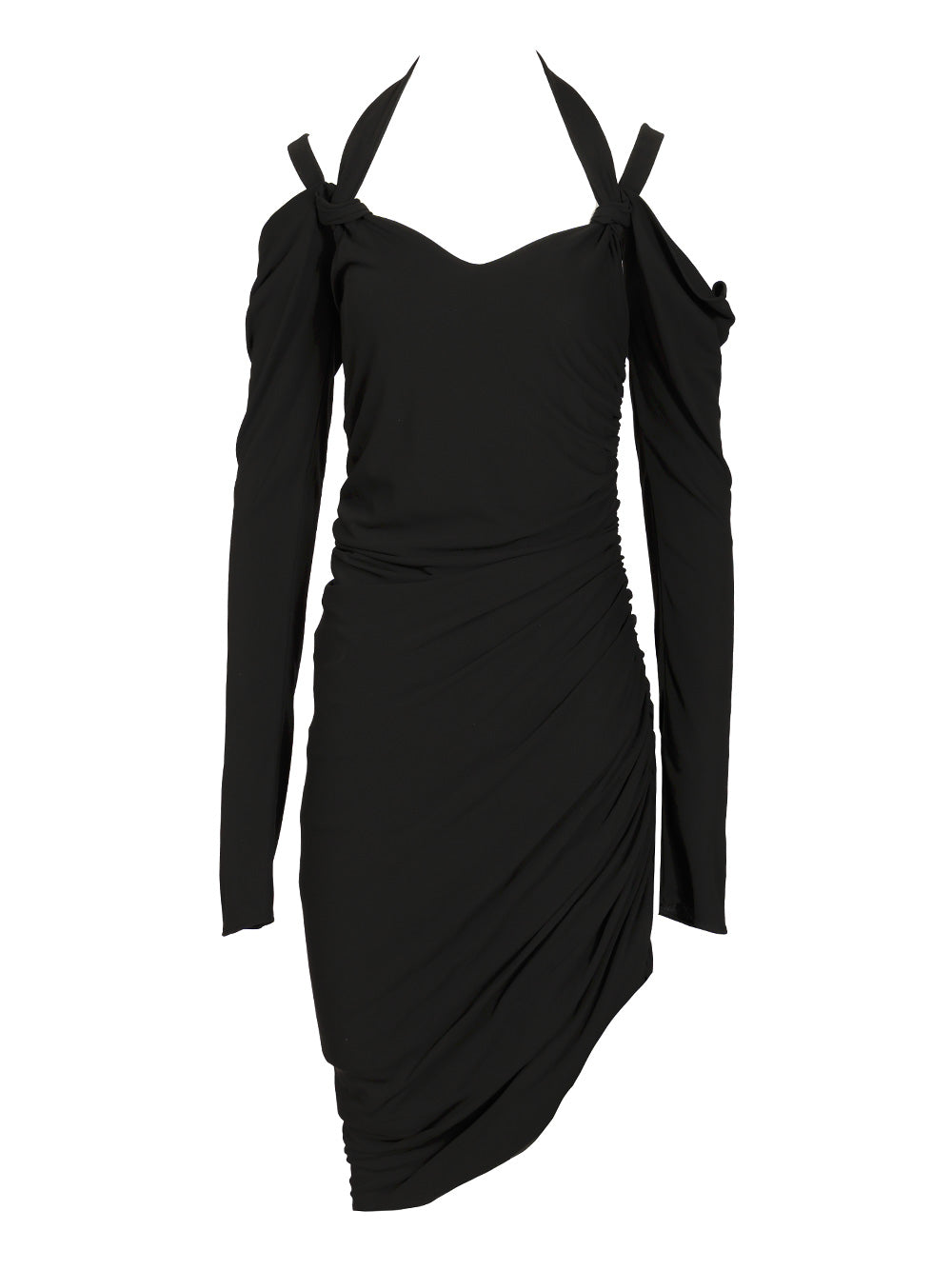 The Attico Crepe Midi Dress Abiti - Nero | c5a69a957f6bb21118ae277223e0b1b84c137770
