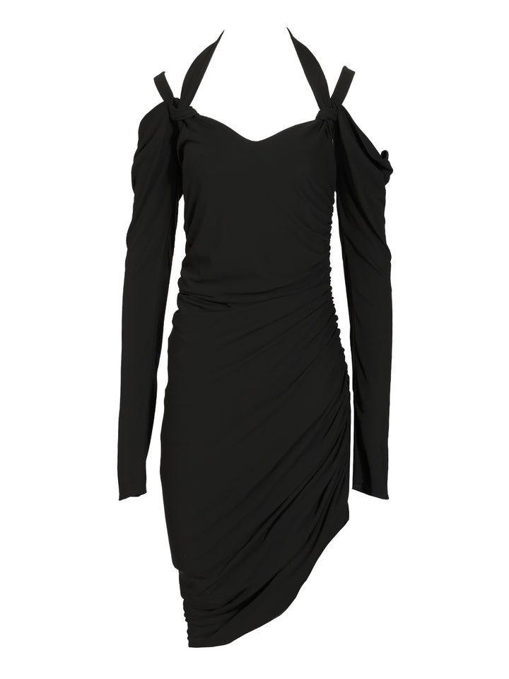 The Attico Crepe Midi Dress Abiti - Nero | c5a69a957f6bb21118ae277223e0b1b84c137770