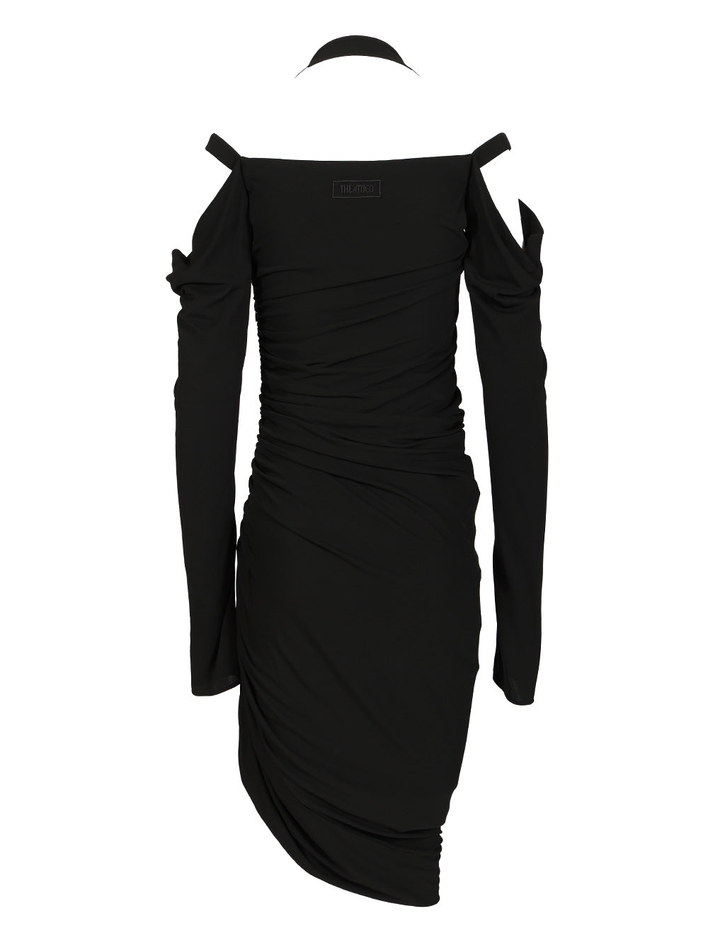 The Attico Crepe Midi Dress Abiti - Nero | e210e77ccc9d19dbc518207658553cc680d434b2