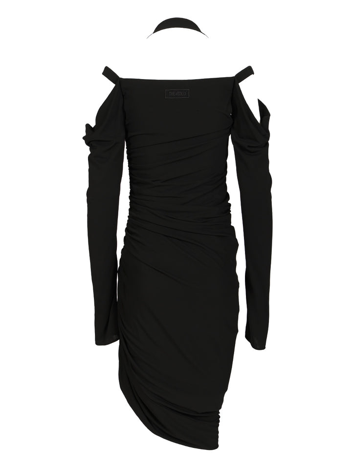 The Attico Crepe Midi Dress Abiti - Nero | e210e77ccc9d19dbc518207658553cc680d434b2