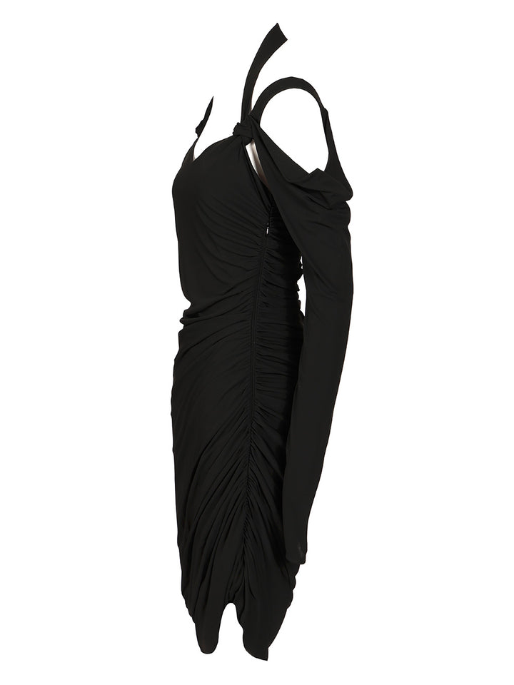 The Attico Crepe Midi Dress Abiti - Nero | e11e12d630c1067877b6b363c1f30f4f5e38580d