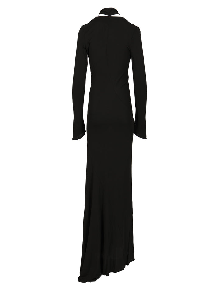 The Attico Crepe Midi Dress Abiti - Nero | daf688a0d08bfb548f11da340e499cc072d4f0f7