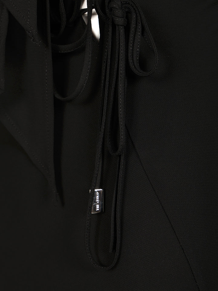 The Attico Crepe Midi Dress Abiti - Nero | 072f25c31020585cf50b63313123e3f6264581a5