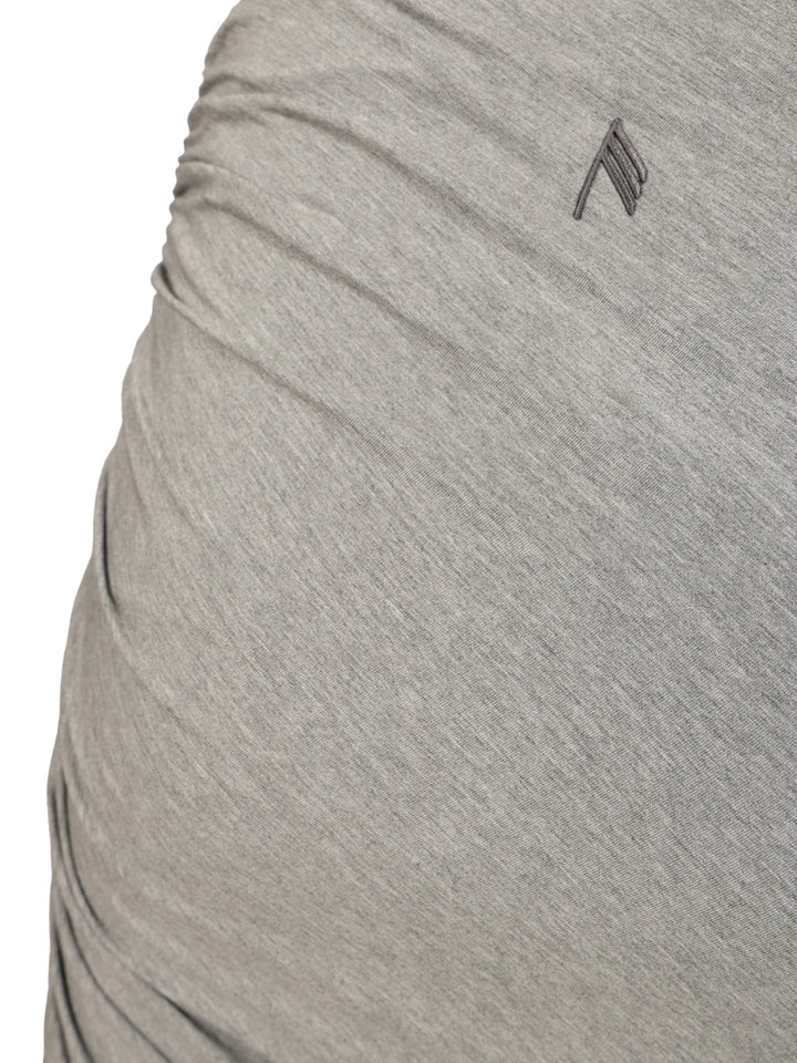 The Attico Gathered Midi Skirt Gonne - Grey | 28d1661669d7504adc7367b7e1e924fa0c7f9c24