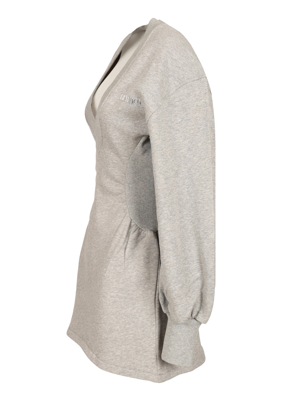 The Attico American Fleece Mini Dress Abiti - Grey | e362205dd69d3e0bba182d4a42ee51be379404a5