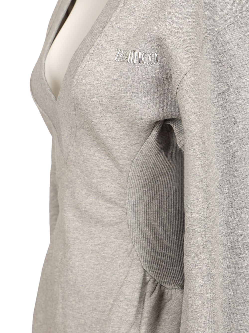The Attico American Fleece Mini Dress Abiti - Grey | 1ea9f0ada5864373b982ae43fa083d462e8aa42d