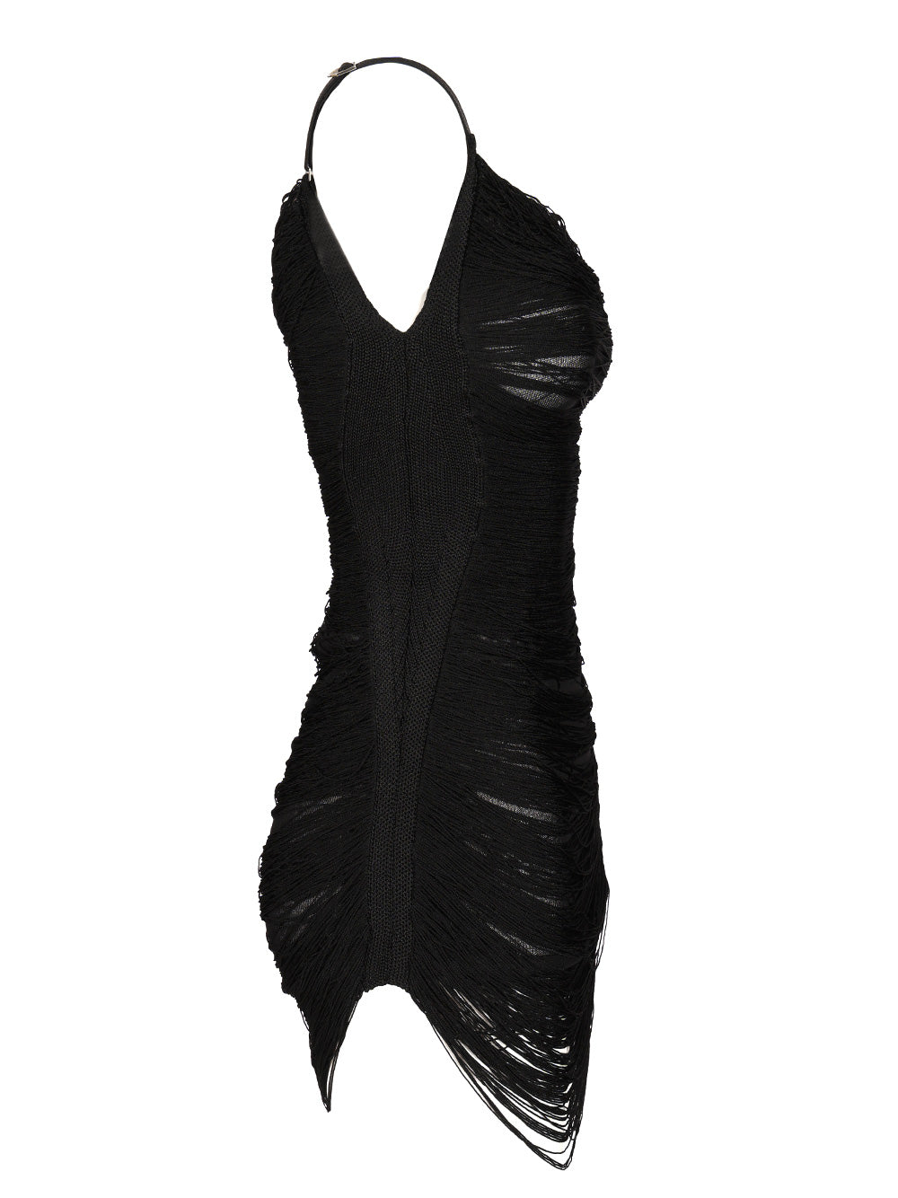 The Attico Fringe Mini Dress Abiti - Nero | fe6bd6ff11d5cbf95c584df1f19b9e687b1f43f1