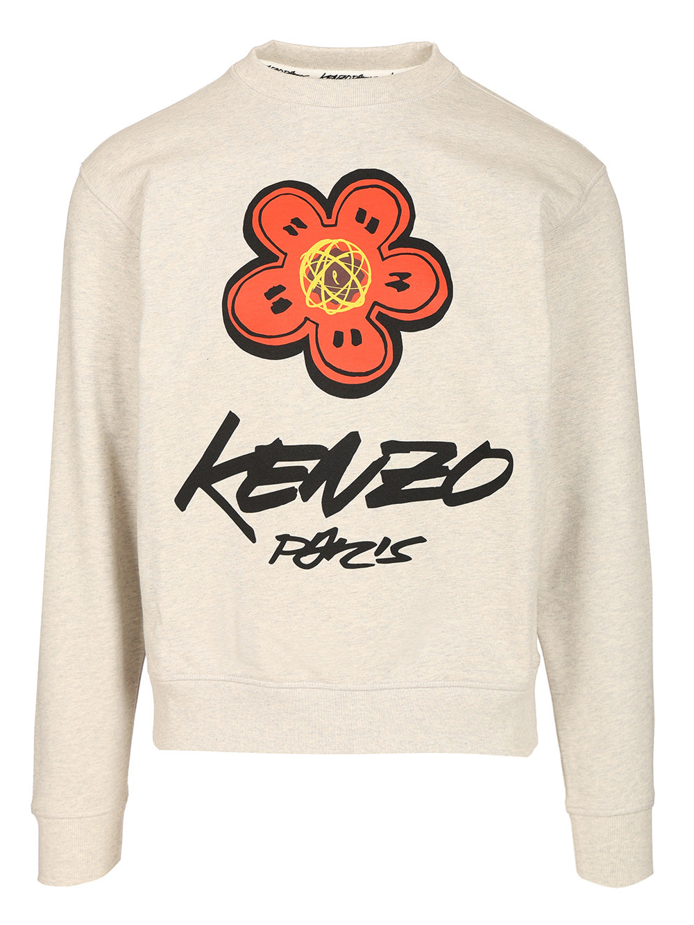 Kenzo Sweatshirt Futura Print Sweatshirts - Grey | 8d37788b153011a289a2afdc40603eb47ccb9a96