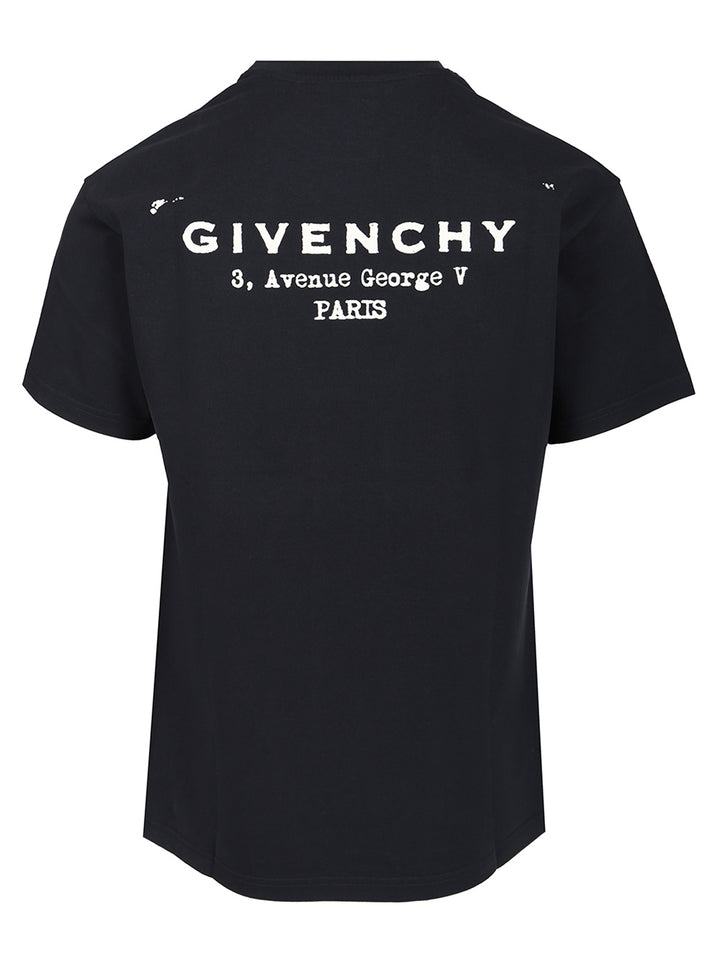 Givenchy Cotton T-Shirt - Blu | 1a8676d34895836fc9d7def68582b7f55c1a4a55