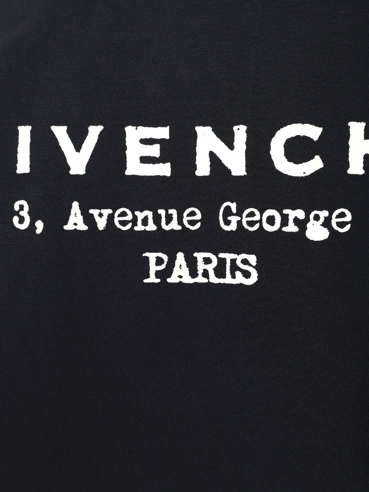 Givenchy Cotton T-Shirt - Blu | 365ed0fce6767d412c475ee7b341ee4a50a5b3ff