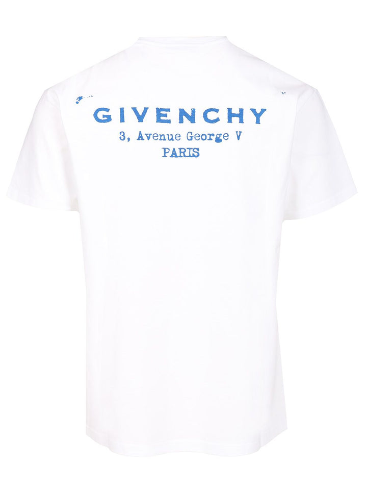 Givenchy Cotton T-Shirt - Bianco | 14e0d63dbde97fb267ac841ca1c3872f9a4a9709