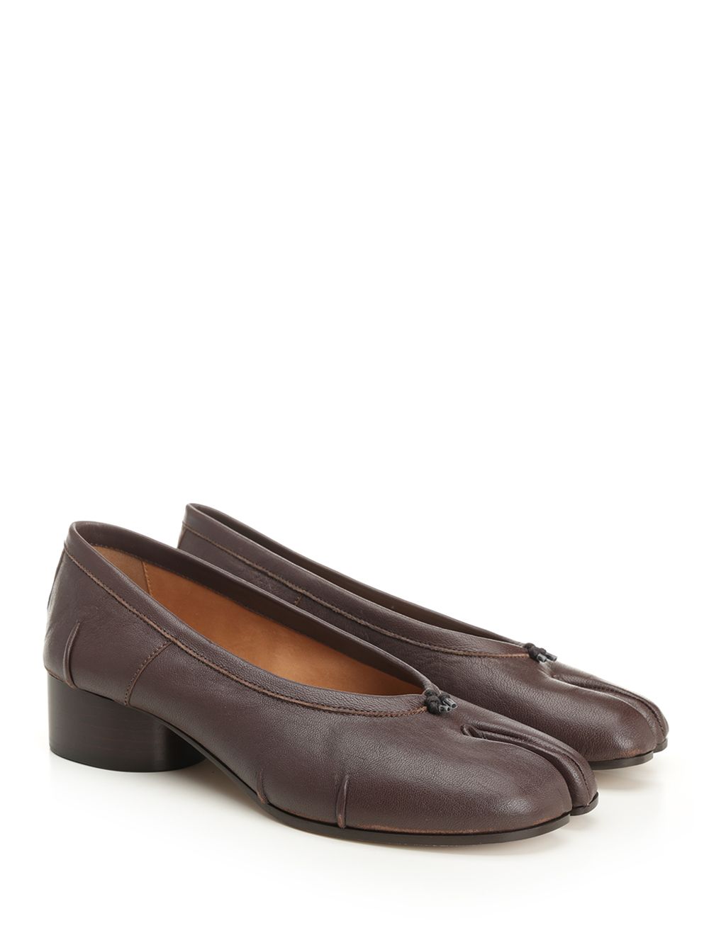 Maison Margiela Tabi Decollete - Marrone | b343ff0462522393af2c9466bbced58923e2abcf
