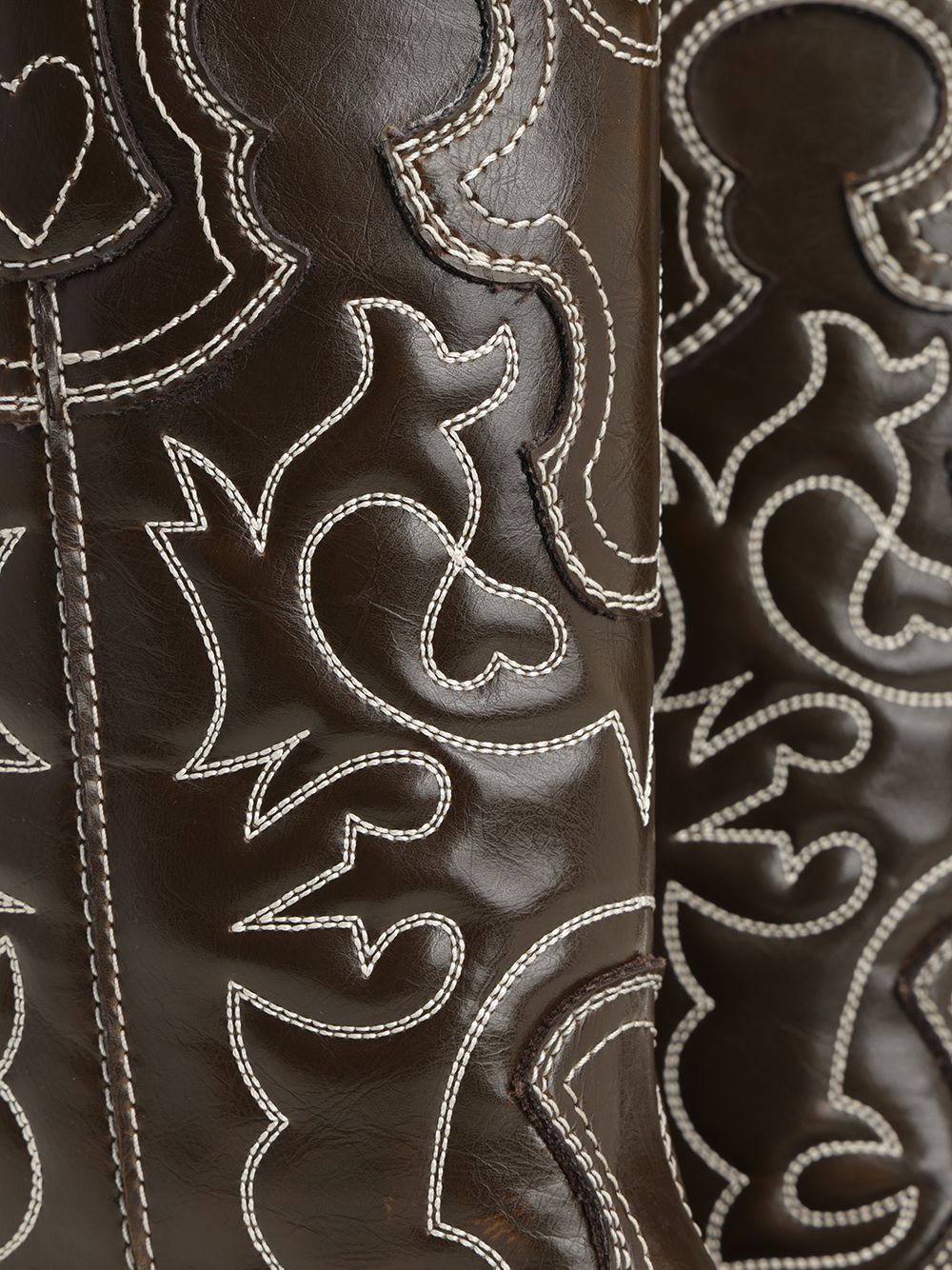 Ganni Embroidered Western Boots - Nero | 51617397f6c4ecce61f8065e5d52885f60b12836