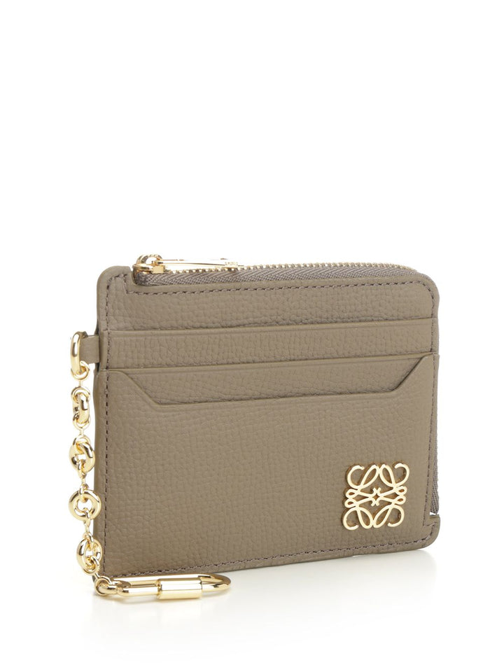 Loewe Anagram Square Card Holder Small leather goods - Beige | 84e310cd2c6f1883bfbdf0bdfbaff0a84ef46090