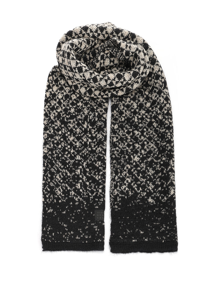 Mm6 Maison Margiela Wool Scarf Scarves And Foulards - Nero | 24d21de38191daec2c5de5be01f896d526b36810