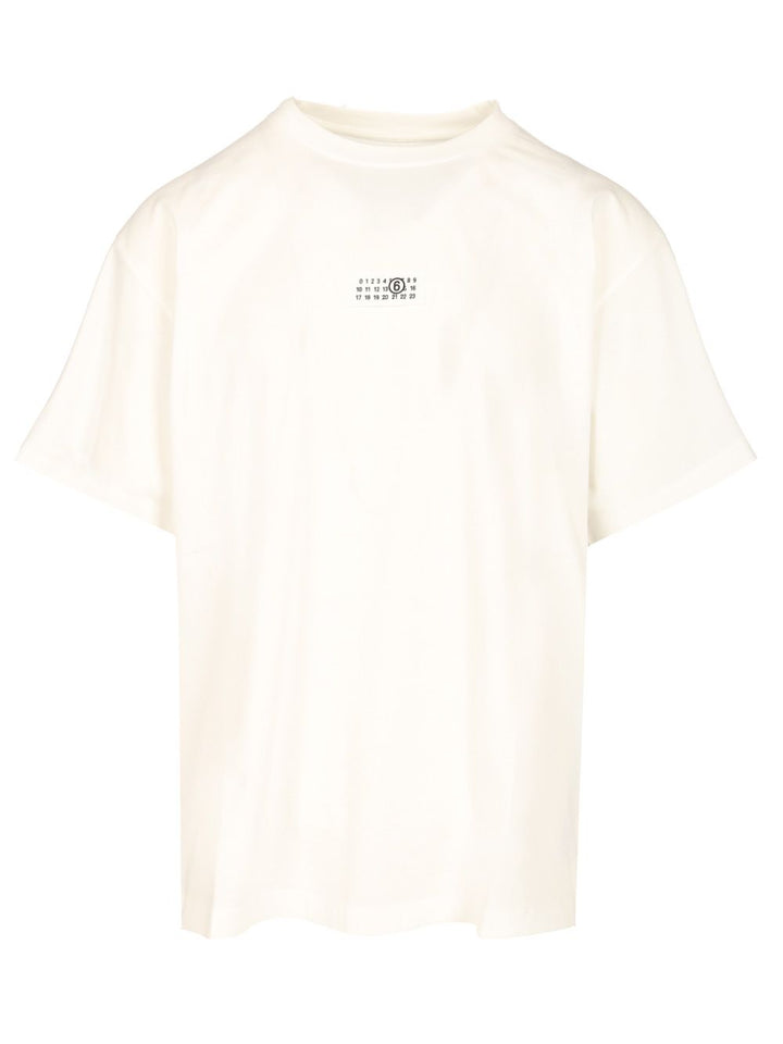 Mm6 Maison Margiela Cotton T-Shirt - Bianco | 532acf0a260b52ec99ba9aa12c09459c1abd53ff