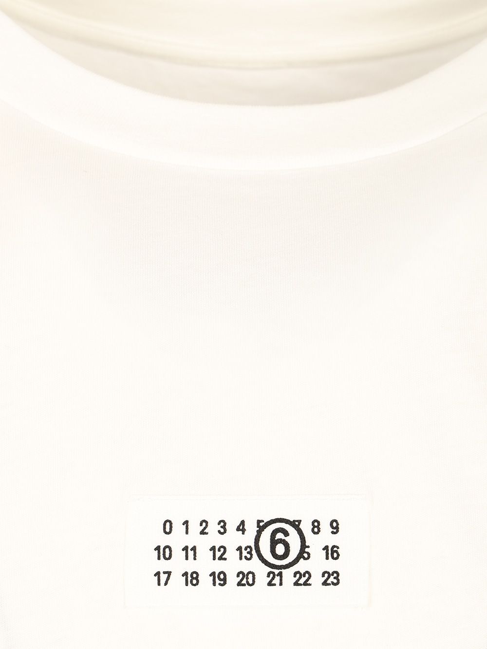 Mm6 Maison Margiela Cotton T-Shirt - Bianco | 5c6145598ef7cd510cfa3719ea88ef434d85c735