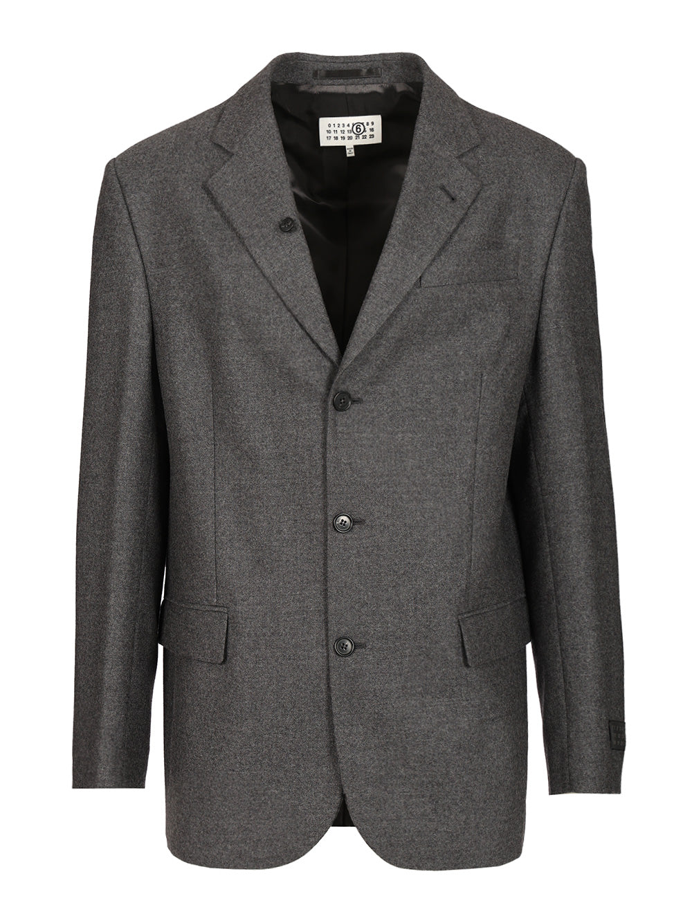 Mm6 Maison Margiela Wool Jacket Giacche - Grey | e3a37b1ca1b120a46785460720a26dab62ebf22c