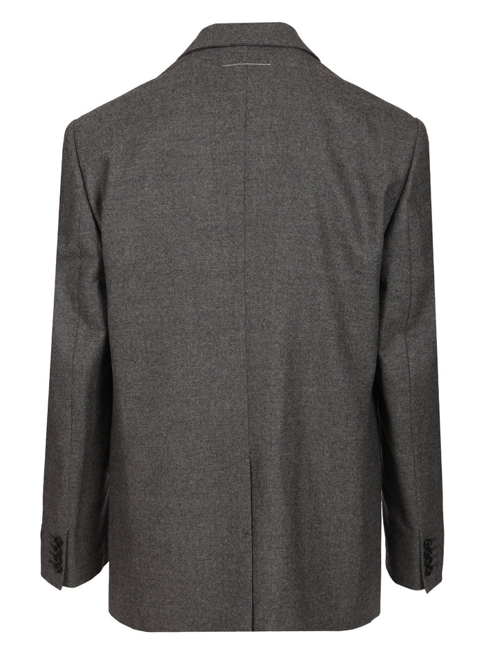 Mm6 Maison Margiela Wool Jacket Giacche - Grey | 7918155405d8bc230be07c3e8cb93da10b62c1d7