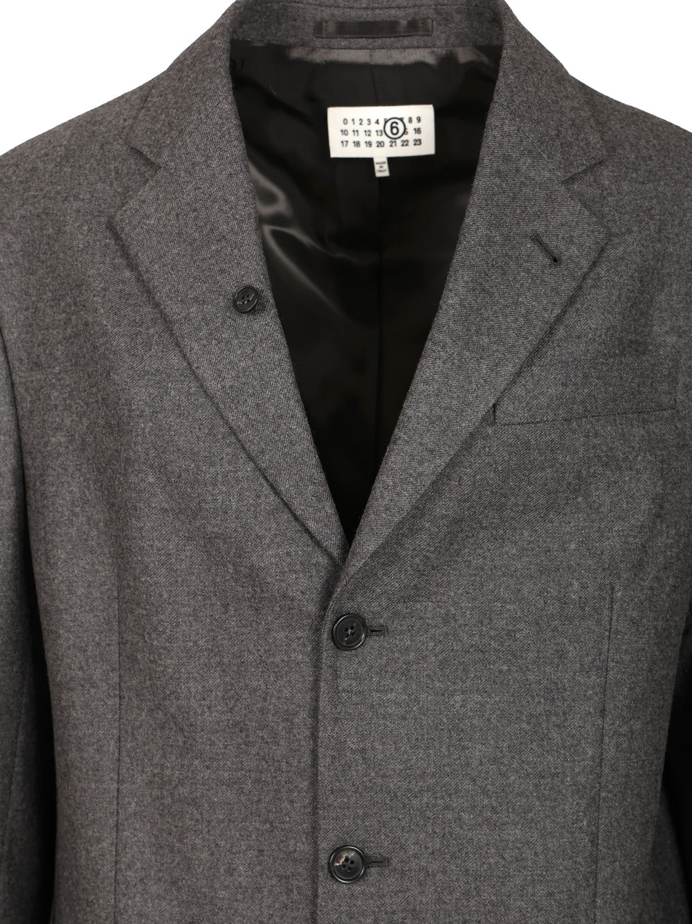 Mm6 Maison Margiela Wool Jacket Giacche - Grey | 3054ded6fa7ffec0bc27a1cebd15081d17901b61