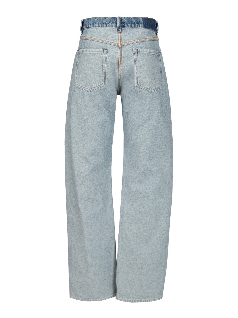 Mm6 Maison Margiela Straight Leg Denim Jeans - Blu | 9250cdd56dfc1b30ce96a9cc42d09d1fd2cae45b