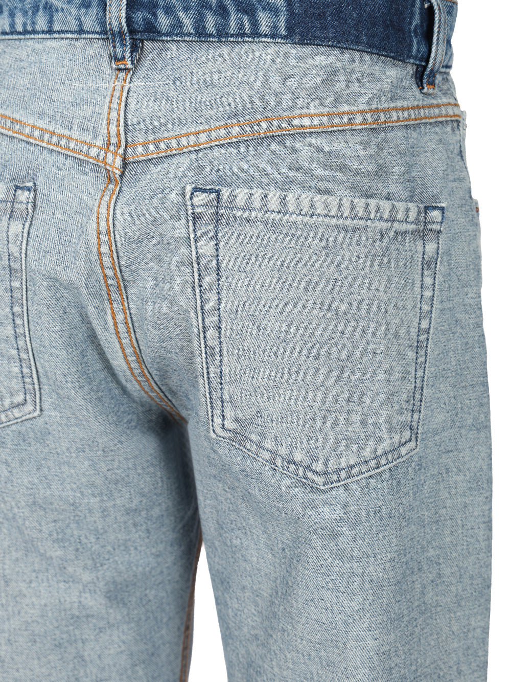 Mm6 Maison Margiela Straight Leg Denim Jeans - Blu | cc0bc7373229e9c818c233846a2827fee9a7a625