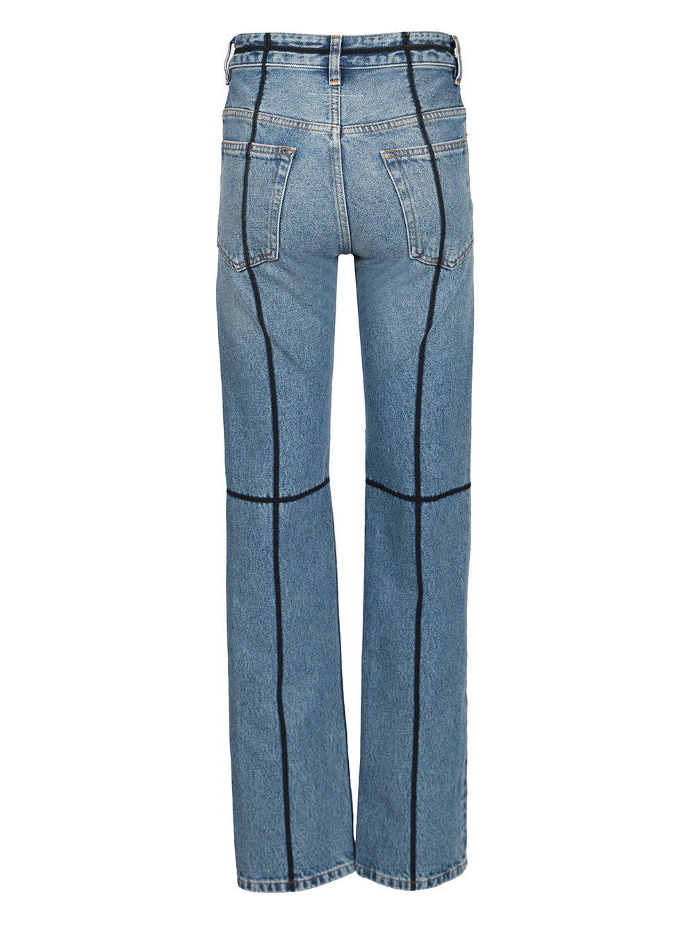 Mm6 Maison Margiela With Contrast Stitching, Jeans - Blu | 475125032fcc164d6176fa26c084c410f761758c