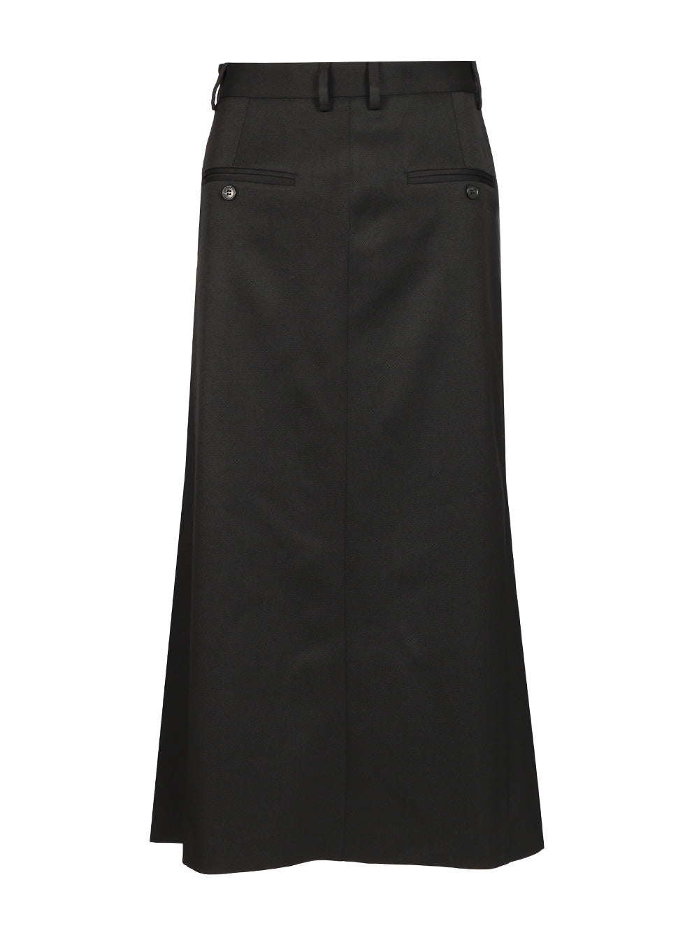 Mm6 Maison Margiela Back-To-Back Midi Skirt Gonne - Nero | dc1c7fc05819340edfa8e6388d60c54daea6e5b4