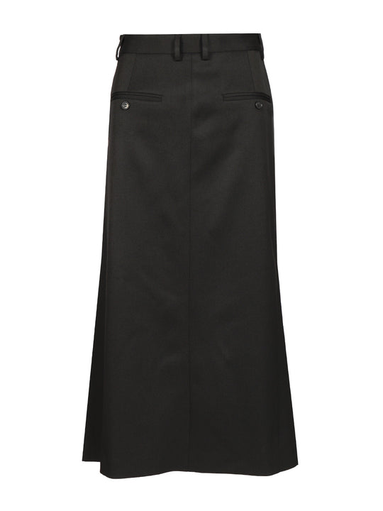 Back-To-Back Midi Skirt Gonne Nero