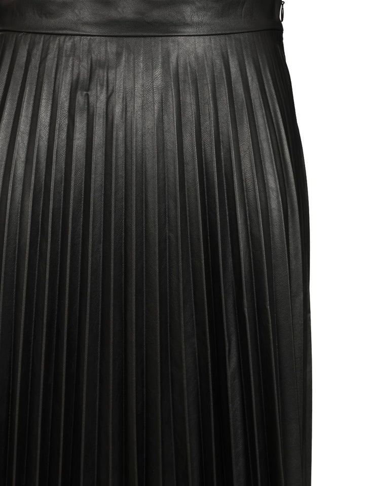 Mm6 Maison Margiela Pleated Midi Skirt Gonne - Nero | dfc8447e4b4b2cfbd3b07244008a2a31cb30c981