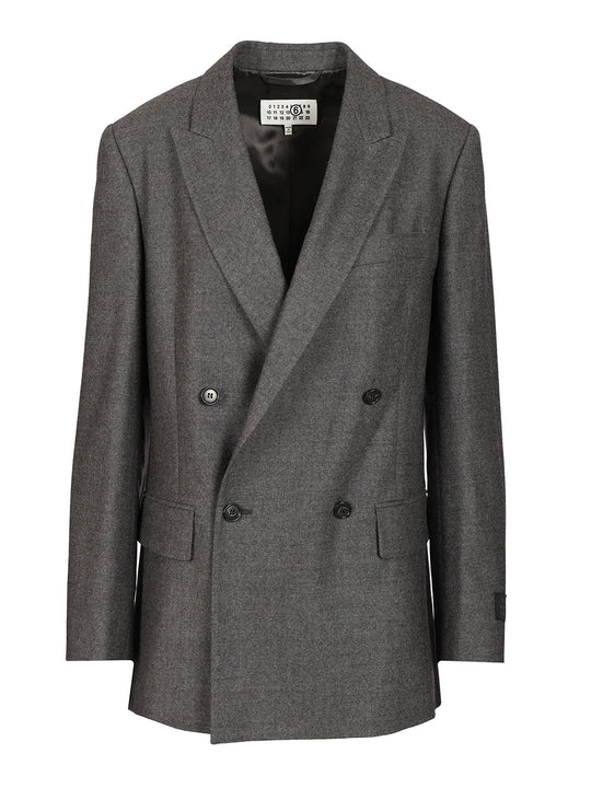 Double-Breasted Jacket Giacche Grey