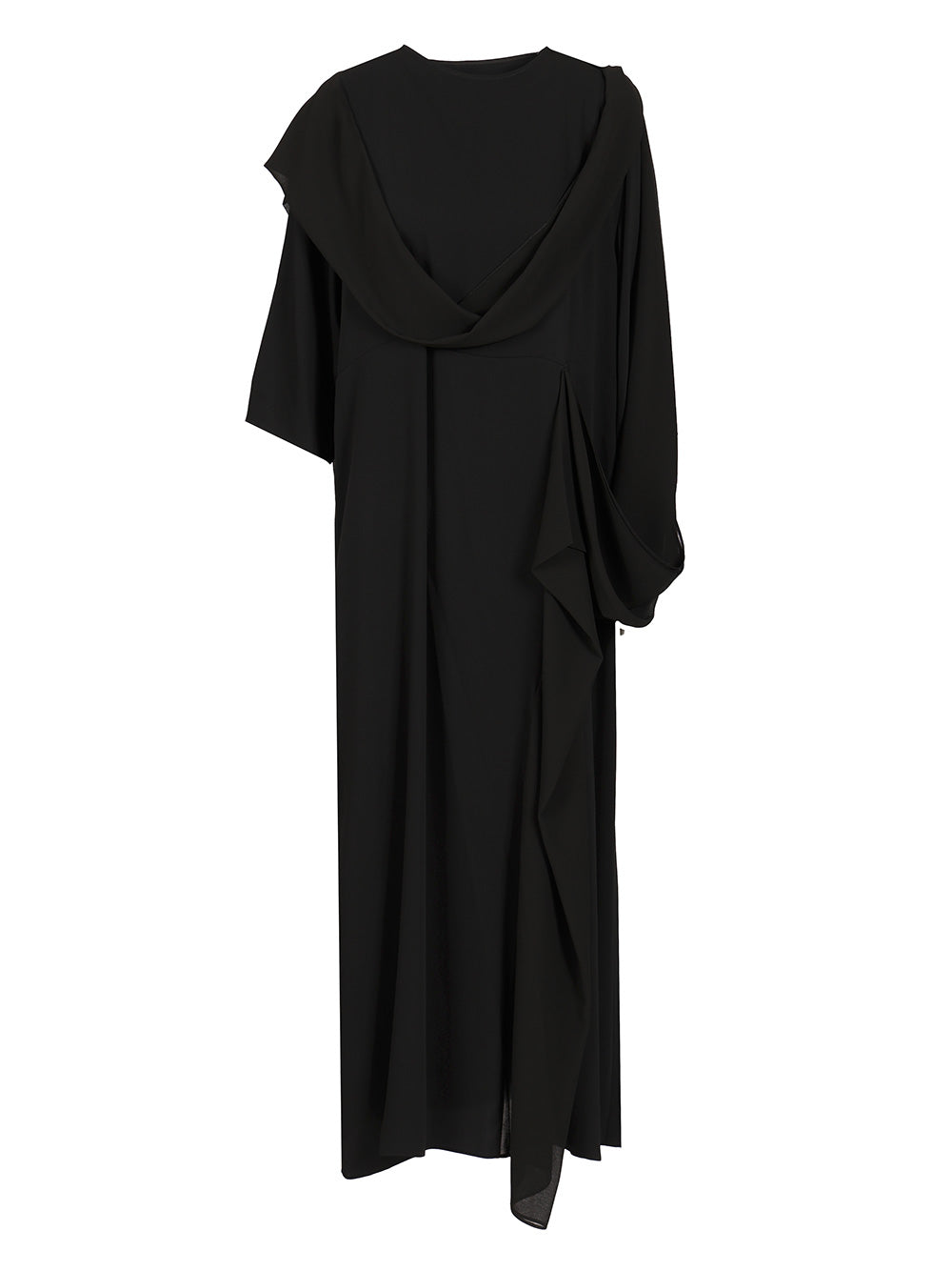 Mm6 Maison Margiela Layered Dress Abiti - Nero | fc62ea70044dbfb60f7fe4a8ff0da1ceb34e71e0