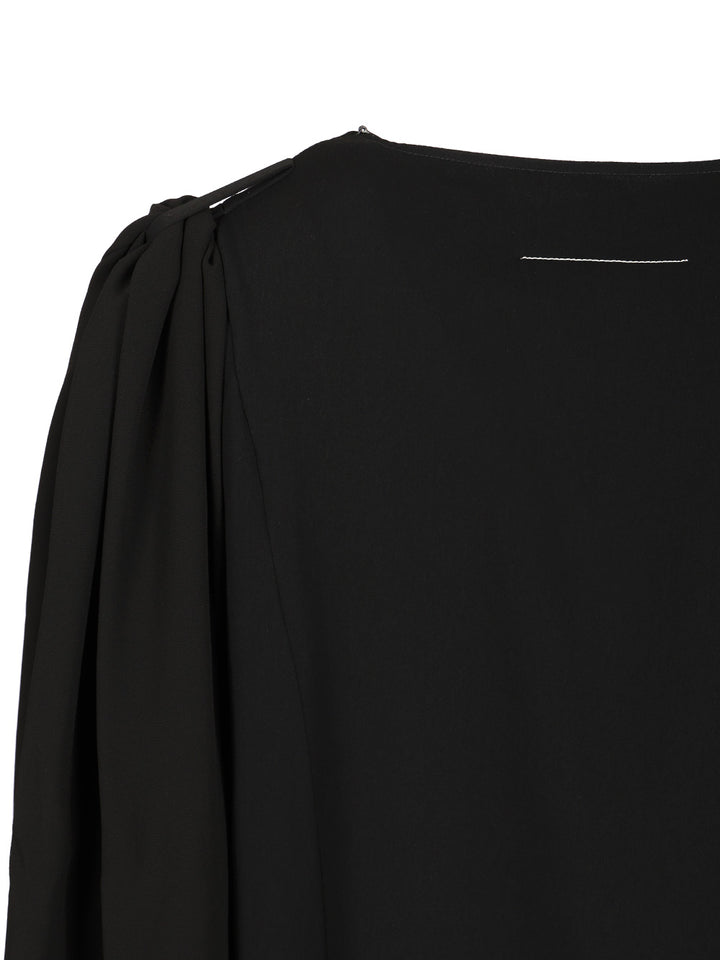 Mm6 Maison Margiela Layered Dress Abiti - Nero | 2df397df560b992a933341bf82db96c9f7532285