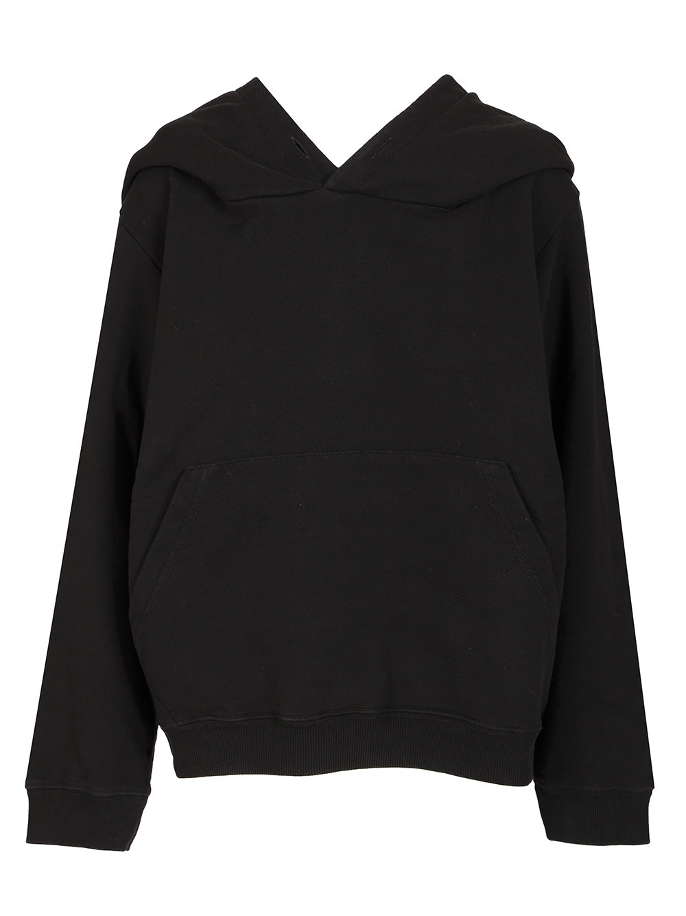 Mm6 Maison Margiela Oversized Cotton Hoodie Sweatshirts - Nero | 9f9f15e03f5fe0119199c85447e4da2ee2c5fb30